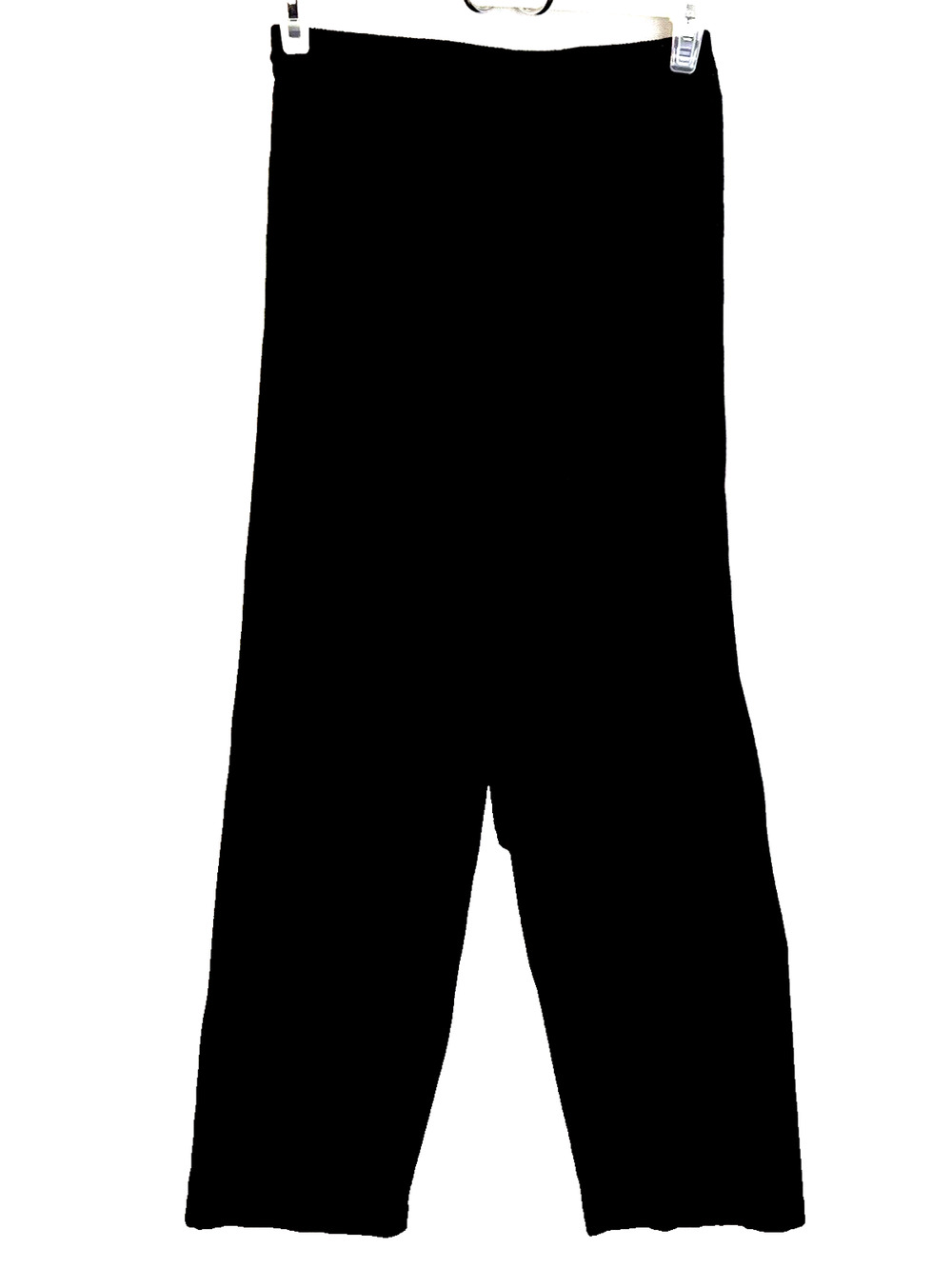 Studio Ease Knit Pants Women's Medium Black Career Party Dress Slacks Pull On